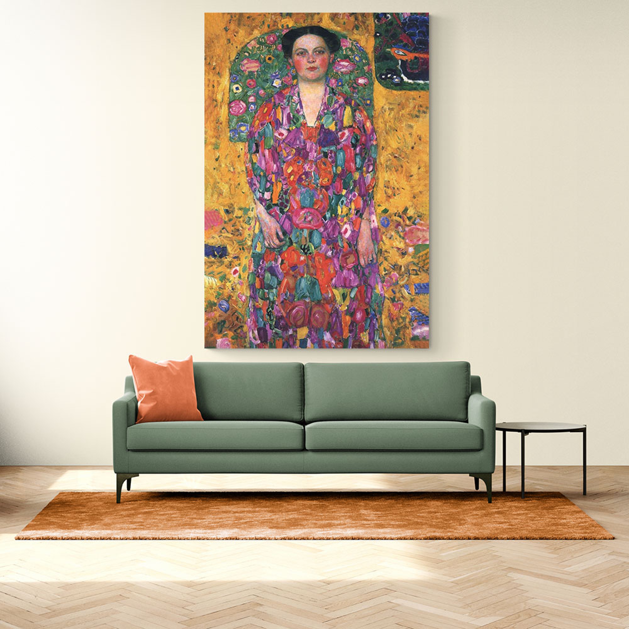 Portrait Of Eugenia Primavesi By Gustav Klimt Wall Art