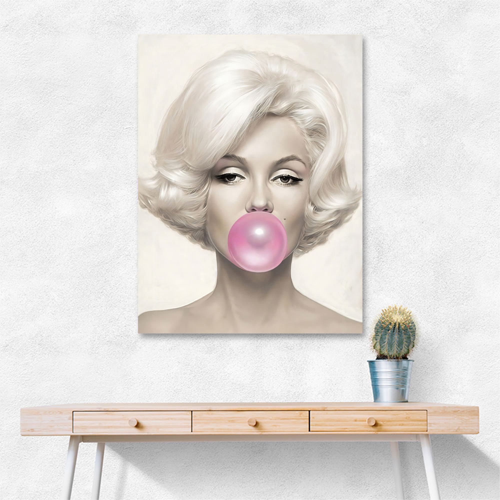 Marilyn Monroe Bubble Gum Wall Art