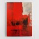 Red Abstract Squares In Rothko Style Wall Art