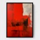 Red Abstract Squares In Rothko Style Wall Art