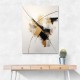 Strokes Black & Gold Abstract 2 Wall Art