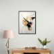 Strokes Black & Gold Abstract 2 Wall Art