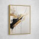 Strokes Black & Gold Abstract 3 Wall Art