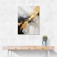 Strokes Black & Gold Abstract 8 Wall Art