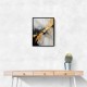 Strokes Black & Gold Abstract 8 Wall Art