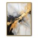 Strokes Black & Gold Abstract 8 Wall Art