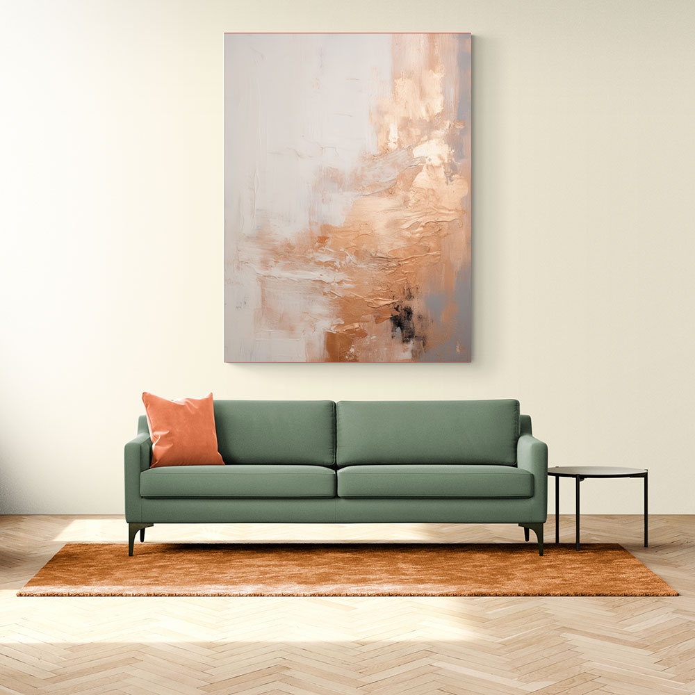 Rose Gold Abstract 5 Wall Art