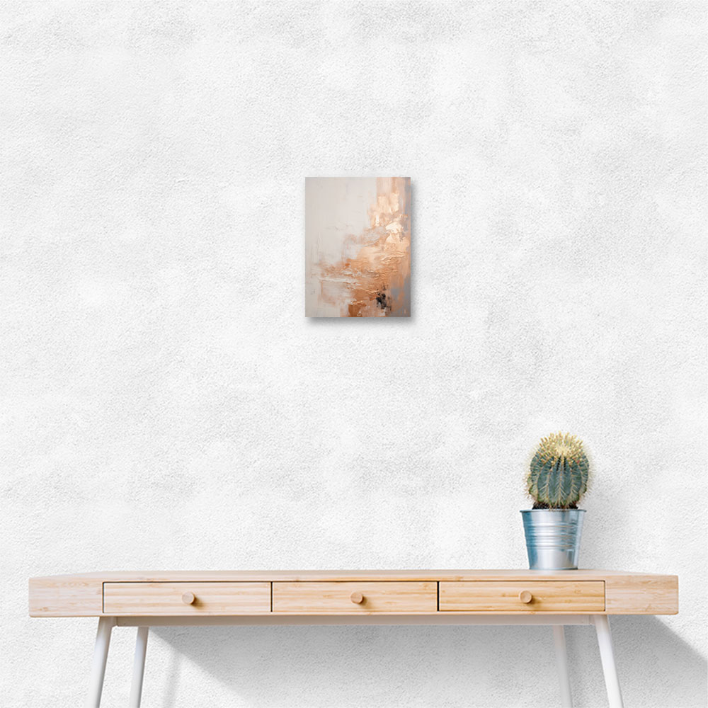 Rose Gold Abstract 5 Wall Art