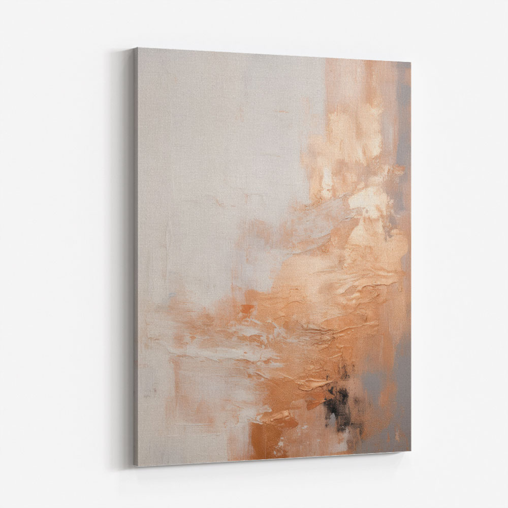 Rose Gold Abstract 5 Wall Art