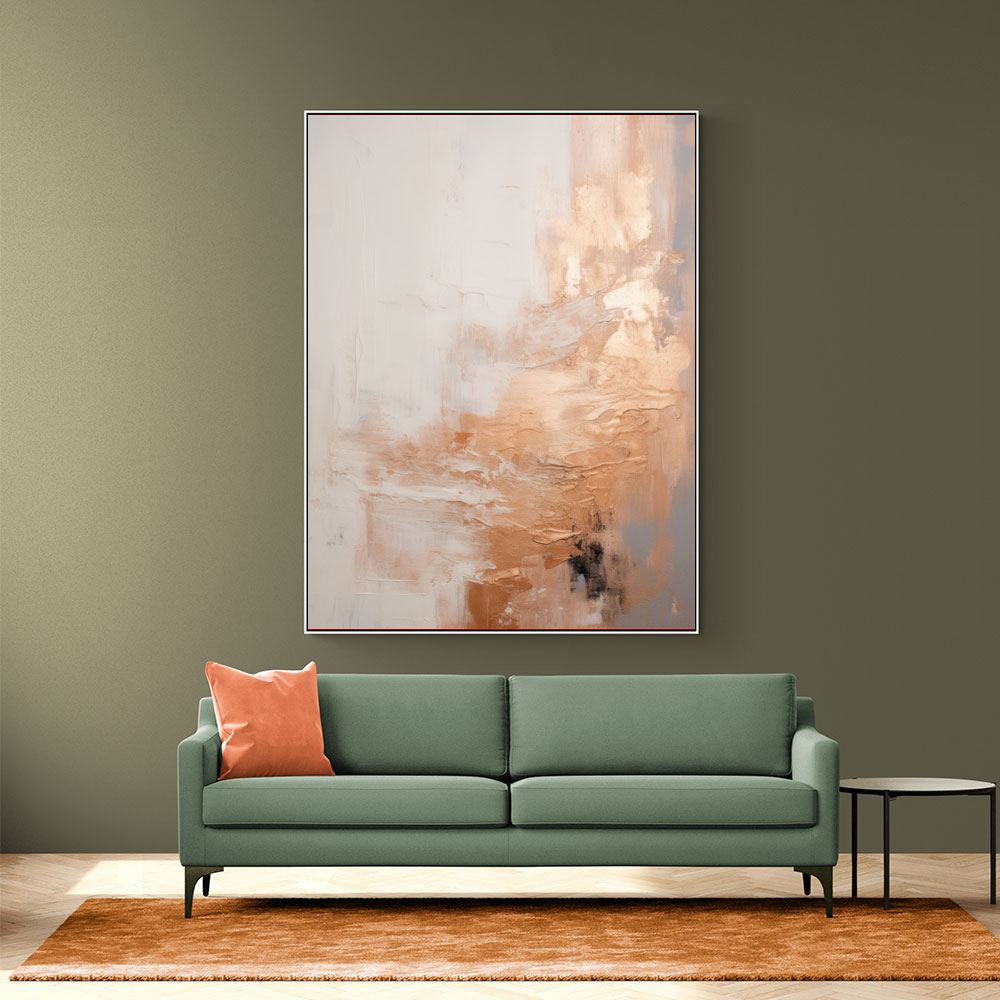 Rose Gold Abstract 5 Wall Art