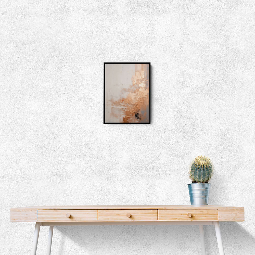 Rose Gold Abstract 5 Wall Art