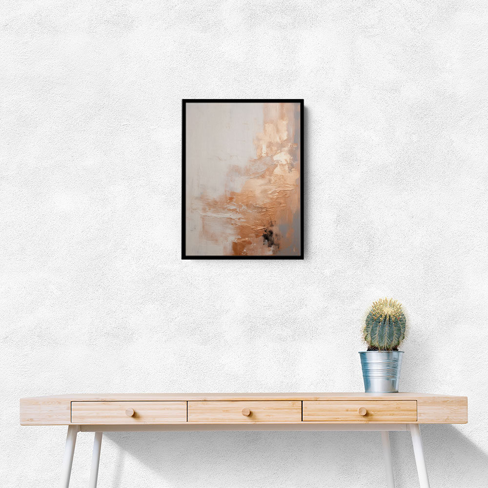 Rose Gold Abstract 5 Wall Art