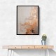 Rose Gold Abstract 5 Wall Art