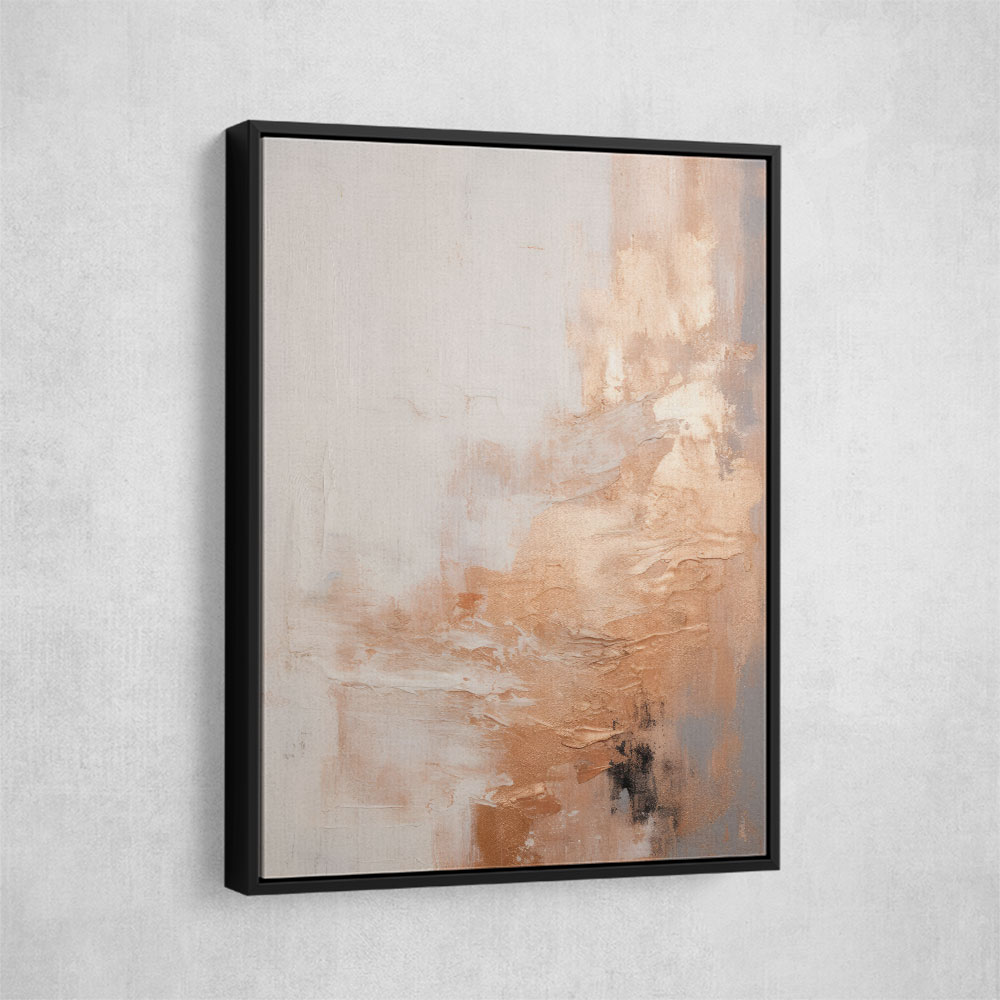 Rose Gold Abstract 5 Wall Art