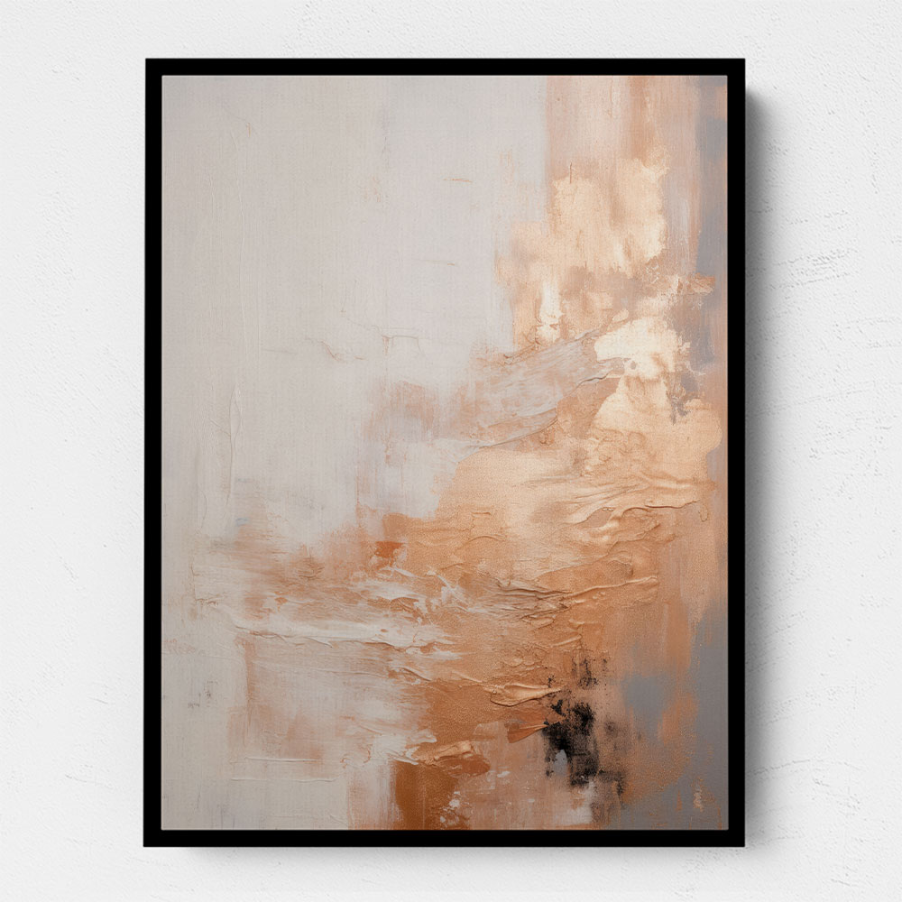 Rose Gold Abstract 5 Wall Art