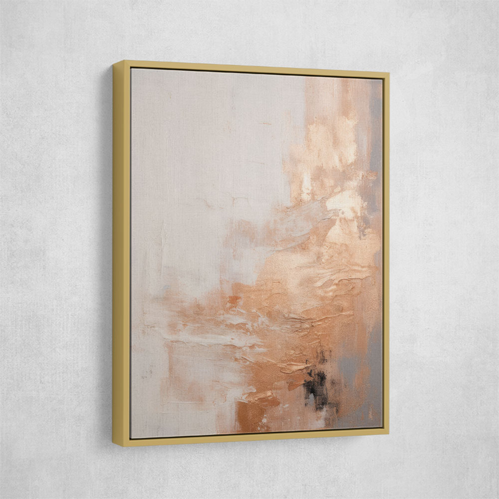 Rose Gold Abstract 5 Wall Art