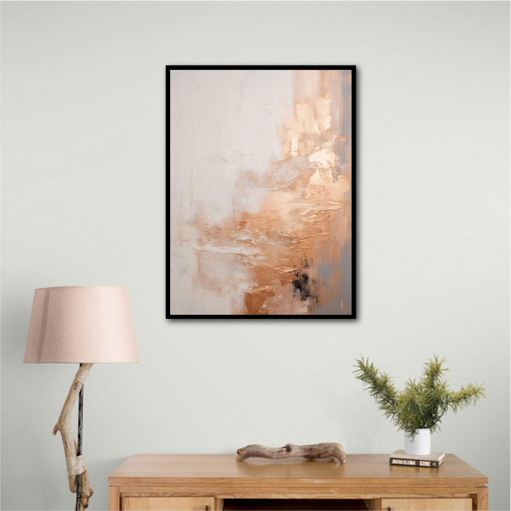 Rose Gold Abstract 5 Wall Art