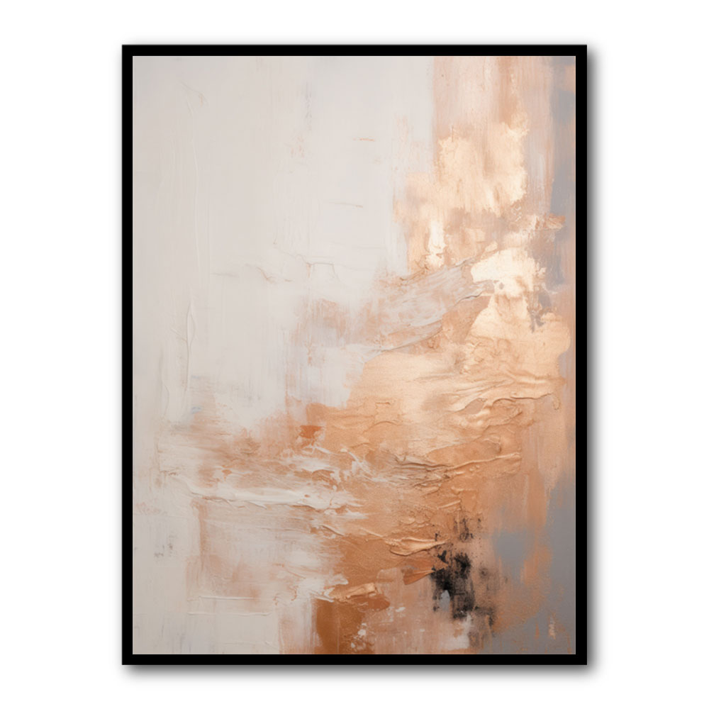 Rose Gold Abstract 5 Wall Art