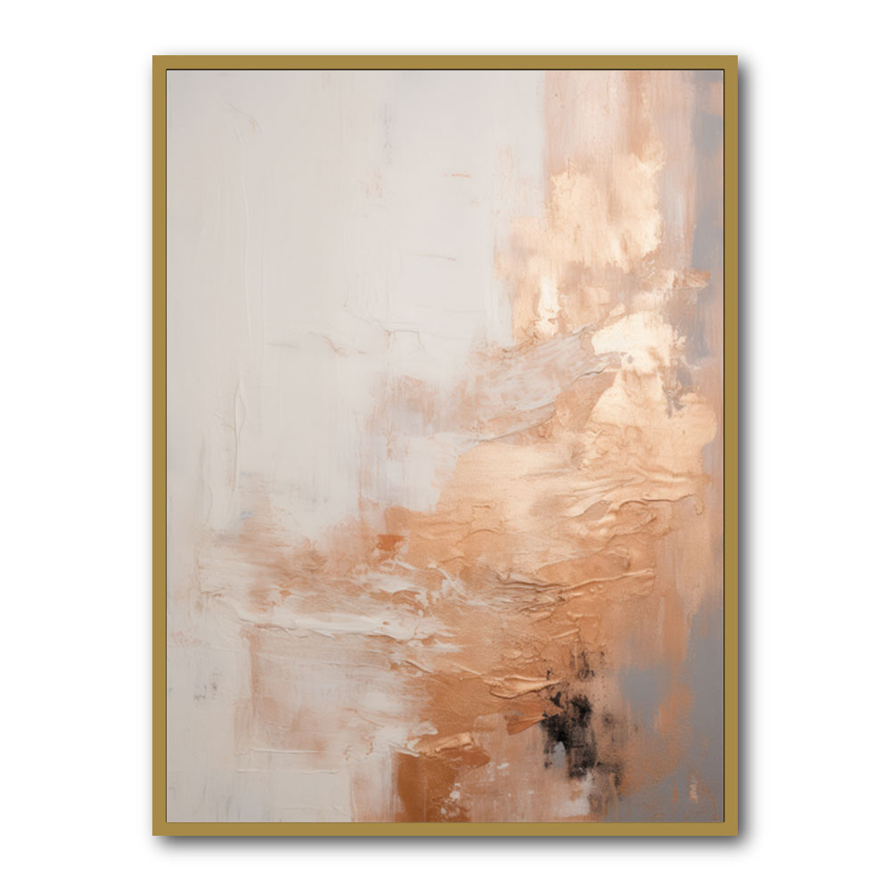 Rose Gold Abstract 5 Wall Art