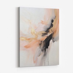 Rose Gold Abstract 4 Wall Art