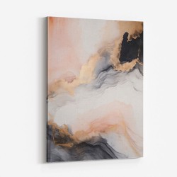 Rose Gold Abstract 3 Wall Art