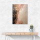 Rose Gold Abstract Wall Art