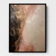 Rose Gold Abstract Wall Art