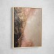 Rose Gold Abstract Wall Art