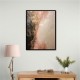 Rose Gold Abstract Wall Art