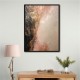 Rose Gold Abstract Wall Art