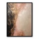 Rose Gold Abstract Wall Art