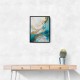 Turquoise & Gold 5 Abstract Wall Art