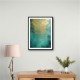 Turquoise & Gold 7 Abstract Wall Art