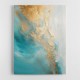 Turquoise & Gold 8 Abstract Wall Art