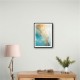 Turquoise & Gold 8 Abstract Wall Art