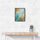 Turquoise & Gold 9 Abstract Wall Art