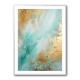 Turquoise & Gold 9 Abstract Wall Art