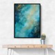 Turquoise & Gold 10 Abstract Wall Art