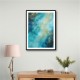 Turquoise & Gold 10 Abstract Wall Art