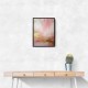 Pink & Gold Stroke Abstract Wall Art