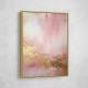 Pink & Gold Stroke Abstract Wall Art