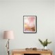 Pink & Gold Stroke Abstract Wall Art