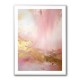 Pink & Gold Stroke Abstract Wall Art