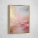 Pink & Gold Stroke Abstract 2 Wall Art