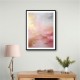 Pink & Gold Stroke Abstract 2 Wall Art