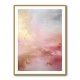 Pink & Gold Stroke Abstract 2 Wall Art