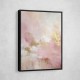 Pink & Gold Stroke Abstract 3 Wall Art