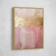 Pink & Gold Stroke Abstract 4 Wall Art