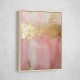 Pink & Gold Stroke Abstract 4 Wall Art