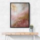 Pink & Gold Stroke Abstract 5 Wall Art